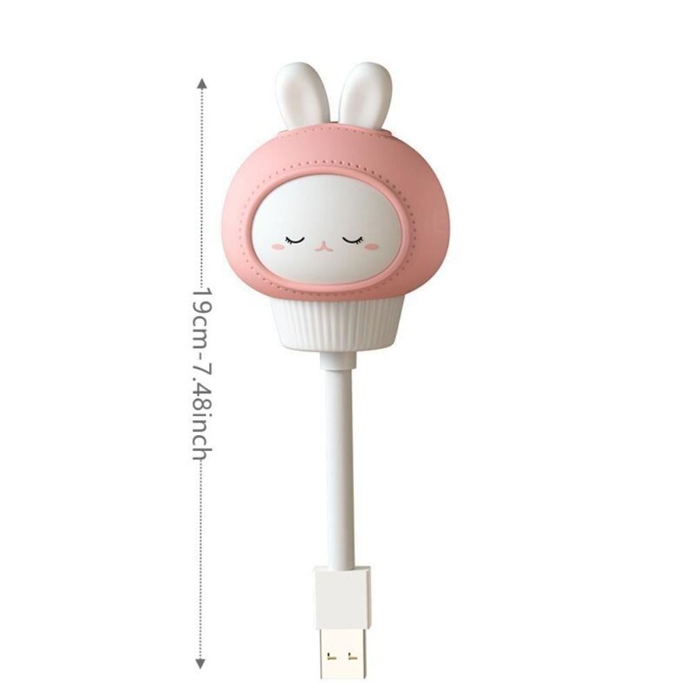 Dimmable USB Night Light Cute Bedside Lamp Cartoon Theme Feeding Light  Bedside Table