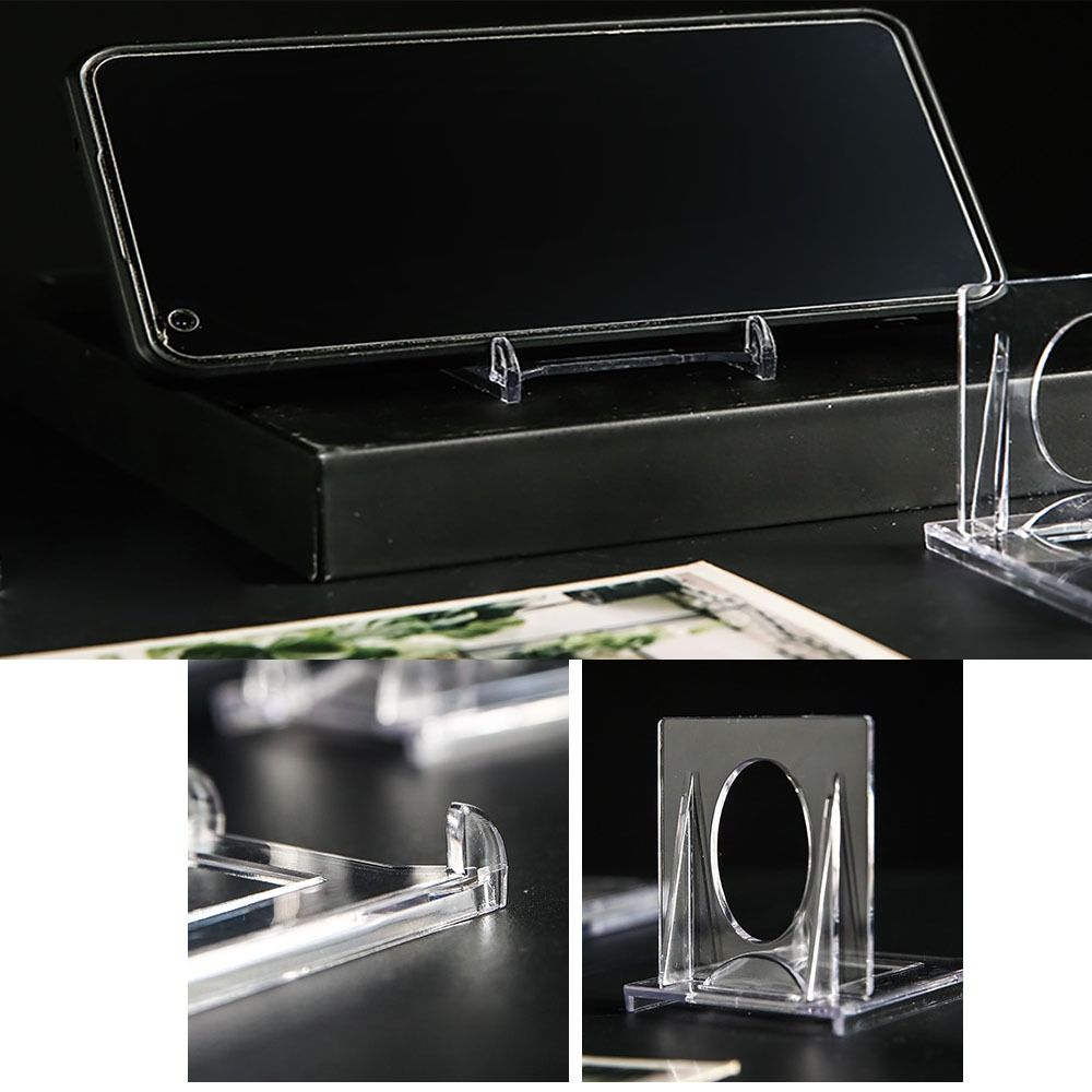 Acrylic Display Easels Clear Photos Card Support Wedding Home Decor Display Stand