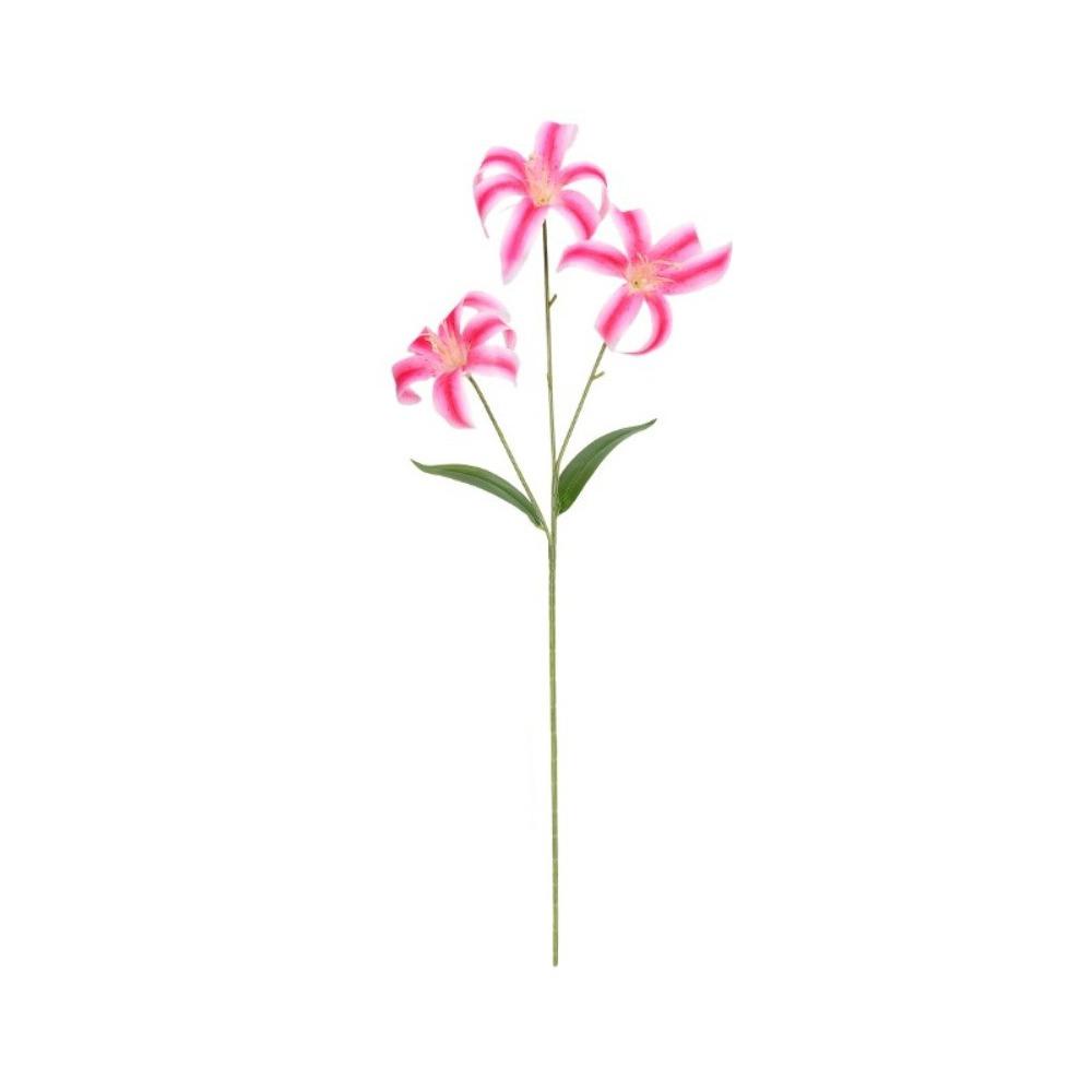 

3/6 Heads Artificial Lilis DIY Flower Simulation Flowers Fashion Flower Bouquet Home Decoration рожевий червоний колір