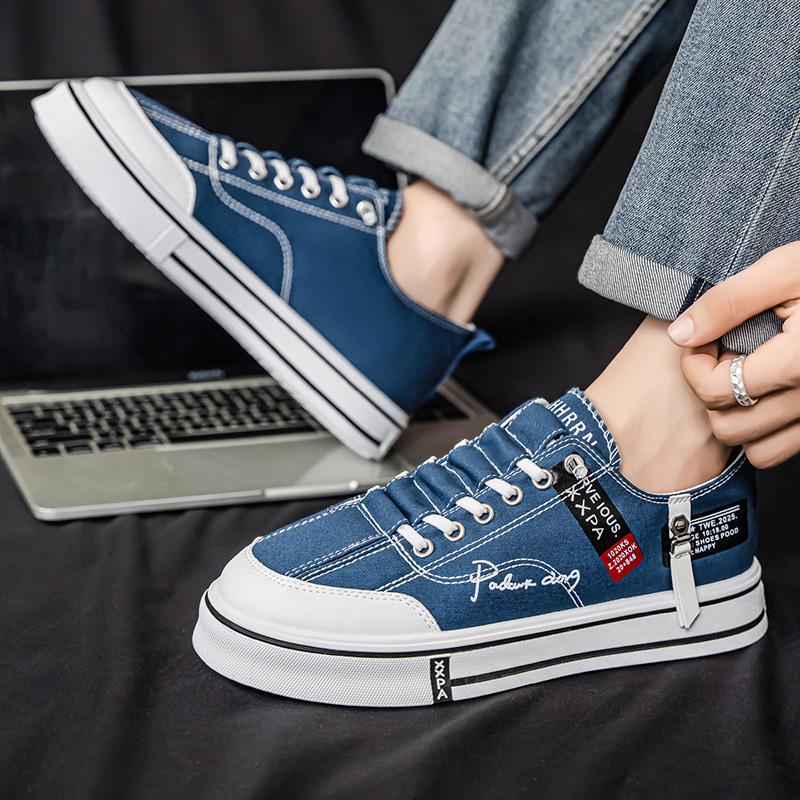 New Men's Classic Four Seasons Fashion Low Top Skateboarding Shoes Comfortable Soft Sole Sneakers