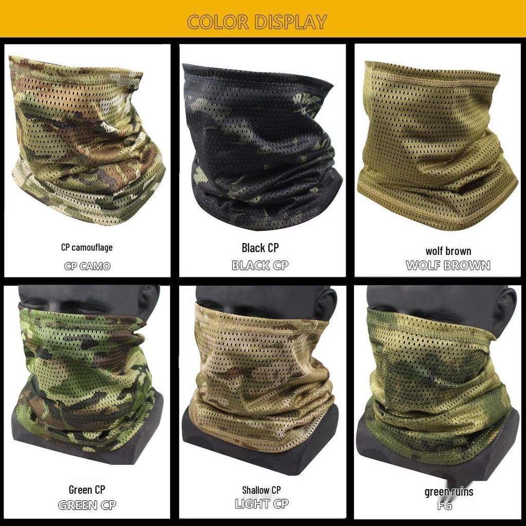 Breathable Mesh UV Protection Tactical Mask for Outdoor Activities