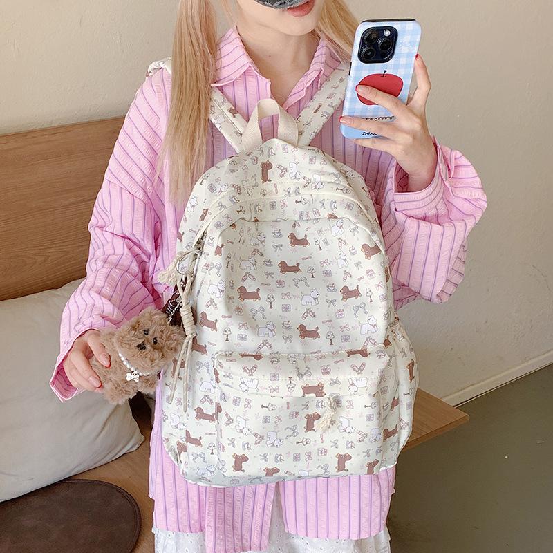 Schoolbag Japanese cute girl heart versatile large capacity student backpack 1011 spring new trendy Korean version fashion backpack