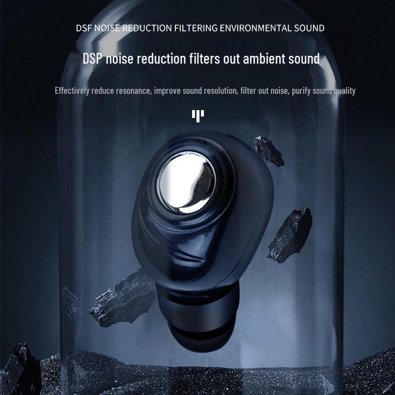 L16 Mini Wireless Bluetooth Earphones - Invisible In-Ear, Single Ear, Car Stereo.