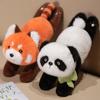 26cm Lovely Animal Wrap Wristband Bracelet Panda Raccoon Plush Hand Ring Wristband Kids Toys Creative Gift Cute Decor