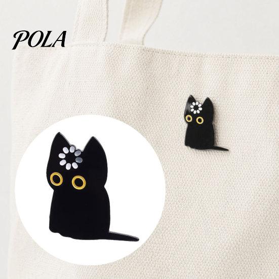 Spilla, Spilla a forma di Gatto Nero, Distintivo Decorativo con Spilla di Sicurezza Standard, Spilla Versatile per Abbigliamento Borse Cappelli Scarpe