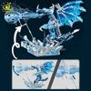 Non-Toxic Moc Ice Frie Dragon Model Building Block Bricks Assembly Construction Toy For Children Kid Diy Game Home Desk Decor
