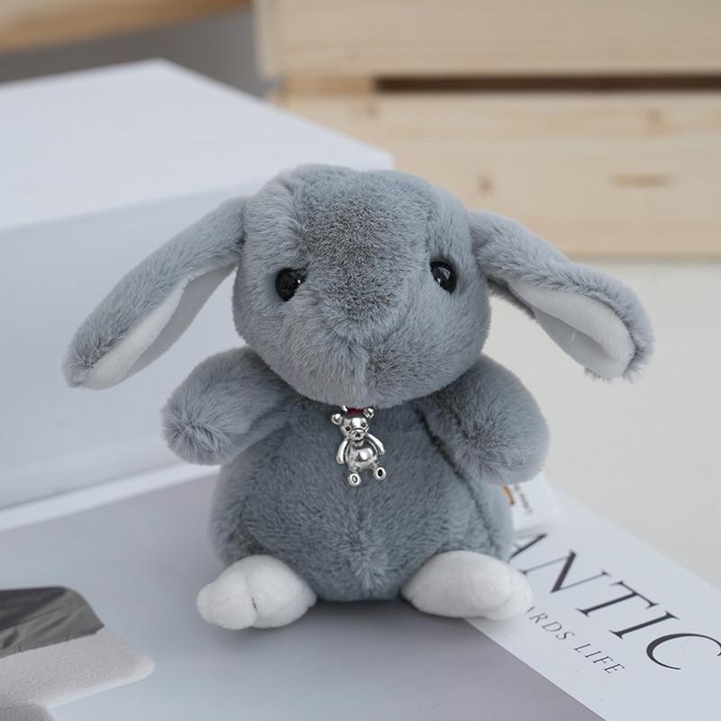 Adorable Pink Long-eared Bunny Plush Toy Cuddly Stuffed Rabbit Gift For Girls