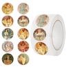 500 Pictures/roll Roll Sticker Tape Muxia Art Sticker Handbook Material Decorative Envelope Mouth