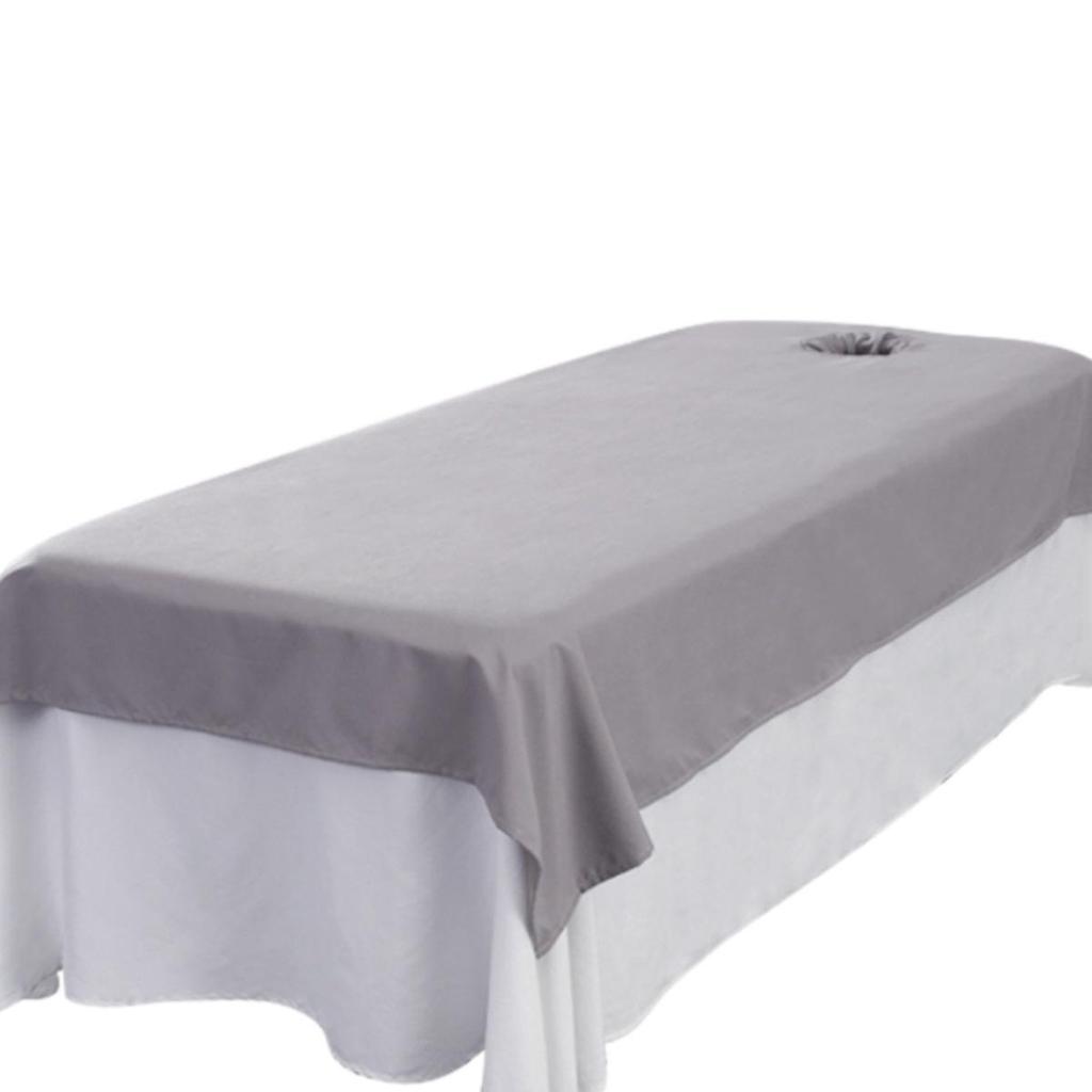 Orange Soft Cotton Salon Bed Sheets - Simple Solid Color Massage Table Cover
