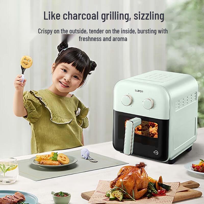 Supor 5L Multi-Function Air Fryer with Visual Window CN Plug (adapter Included)