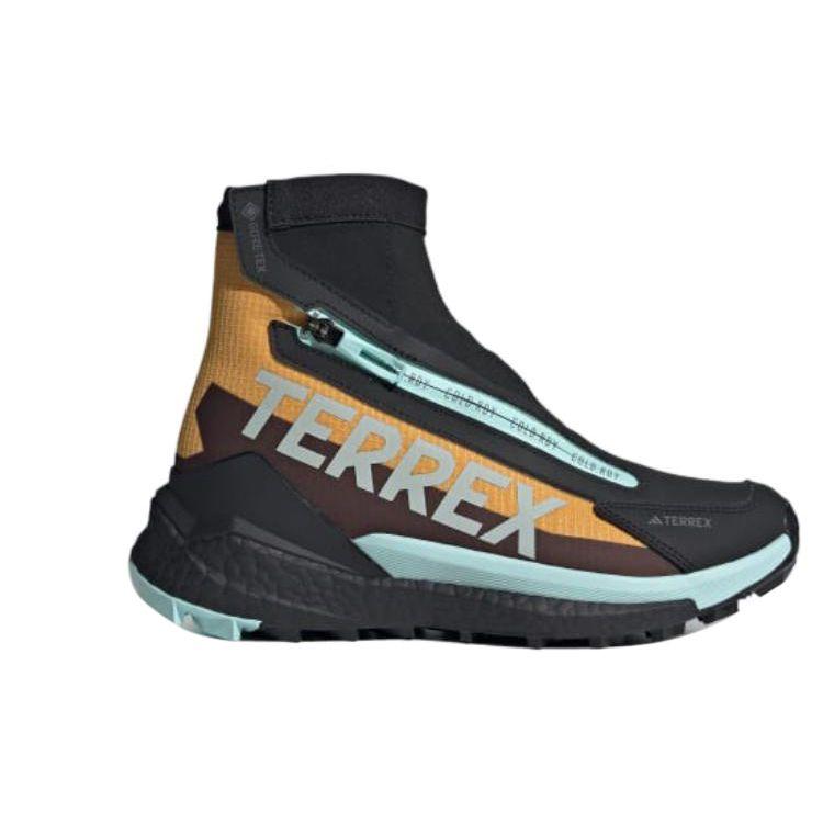 Adidas Terrex Free Hiker Black Preloved Yellow Aqua Men Sneakers Wonder-Silver Semi-Flash-Aqua IG0248