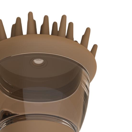 Escova de Banho para Animais de Estimação com Cerdas de Silicone 2 em 1 para Cães e Gatos com Dispensador de Sabão Embutido Ferramentas de Massagem Esfoliantes para Higiene de Animais