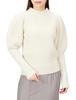FRAY I.D. Compact Puff Sleeve Knit FWNT225062 Women's IVR F