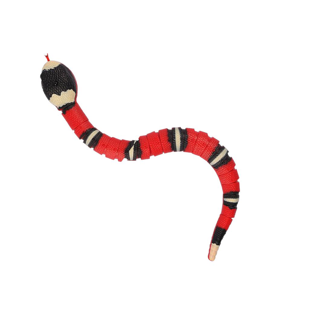 Smart Sensing Snake Toy Interactive Simulation Induction Electric Snake Toy for Halloween Christmas April Fools