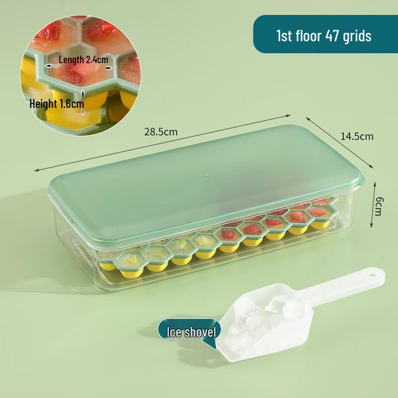 

ZISIZ 1.7L Large Capacity Ice Cube Tray Set