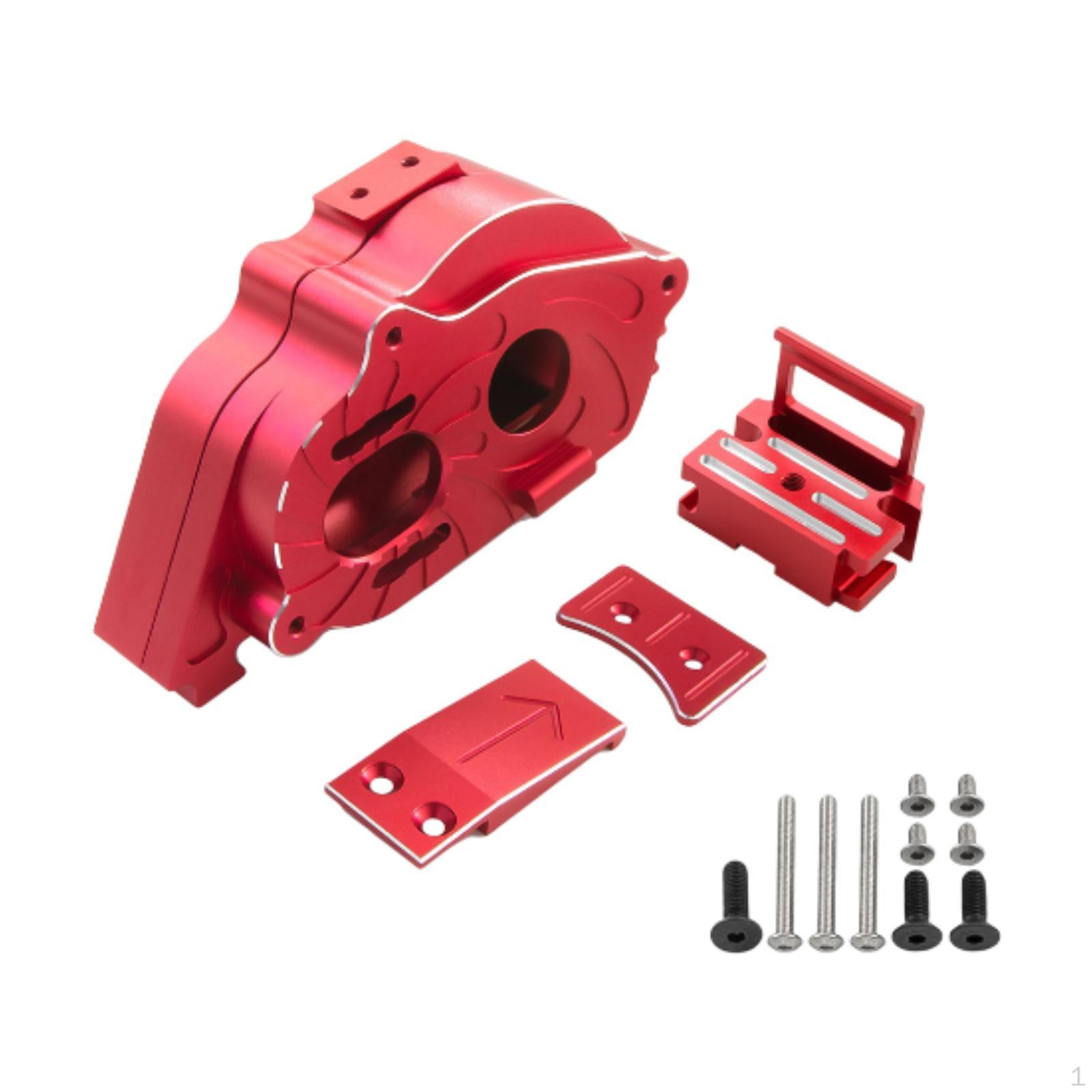 

Центральний корпус коробки передач 57T диференціальна передача середньої хвилі в зборі для автомобіля з дистанційним керуванням червоний