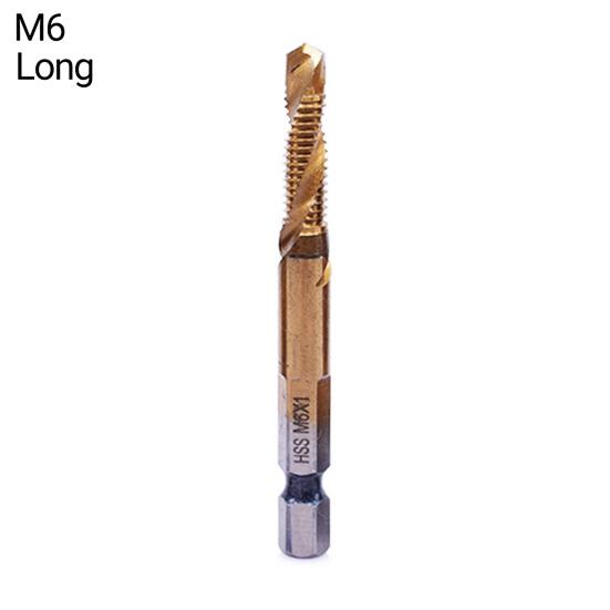 M3-M10 Matkap Uçları Yaygın Olarak Kullanılan Yüksek Verimli Yüksek Hız Çelik Hex Shank Büküm Matkap Uçları Elektrikli Matkap