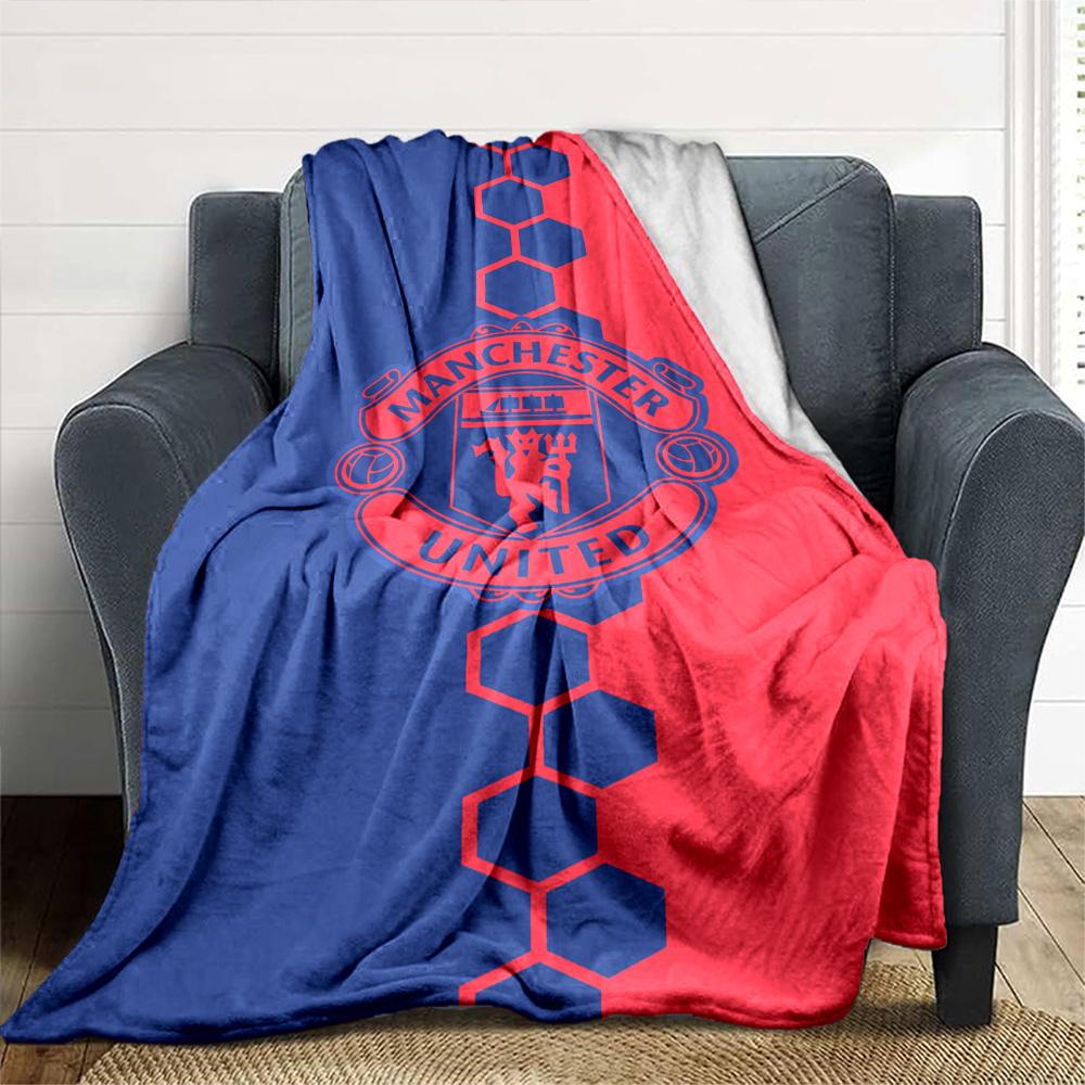 Manchester Blanket Comfortable Perfect for Chair Bed Bedding for All Seasons Modern Suitable for Gifting Relatives and Friends