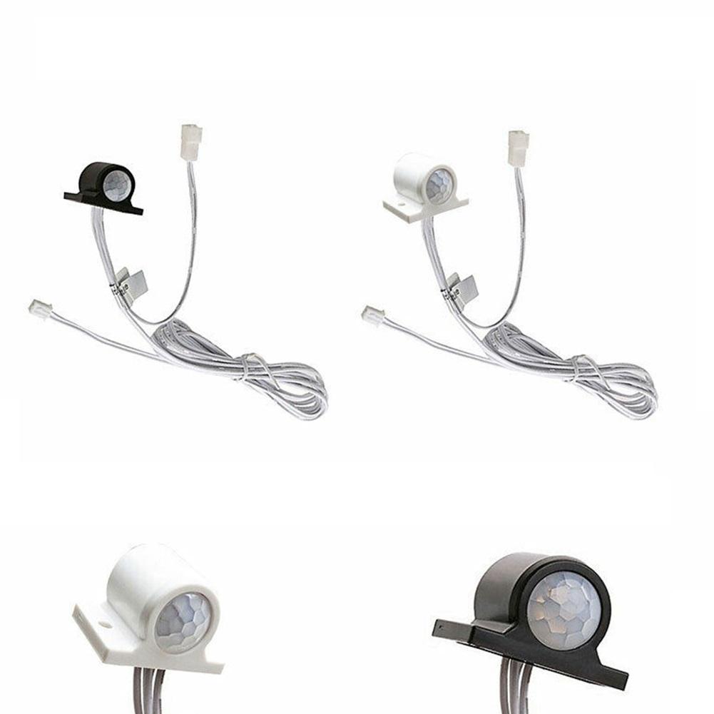 12V LED Sensor Switch 12V Infrared Sensor Switch Automatic On off 30 Seconds Delay-off Compact Size White For Home