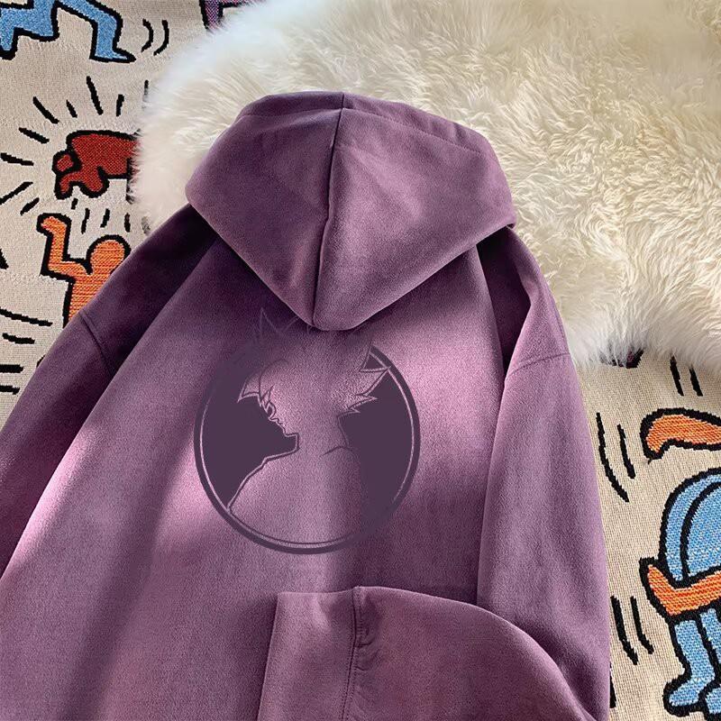 Unisex Heavyweight Fleece Hoodie With Letter Print Soft Suede-like Fabric Oversized Fit Winter Streetwear