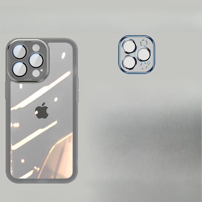 Applicable To IPhone 15 Matte Mobile Phone Case Apple 14 Protection Glasses Protective Case 13 Charming Eyes Full-pack Lens 11 Lens Film