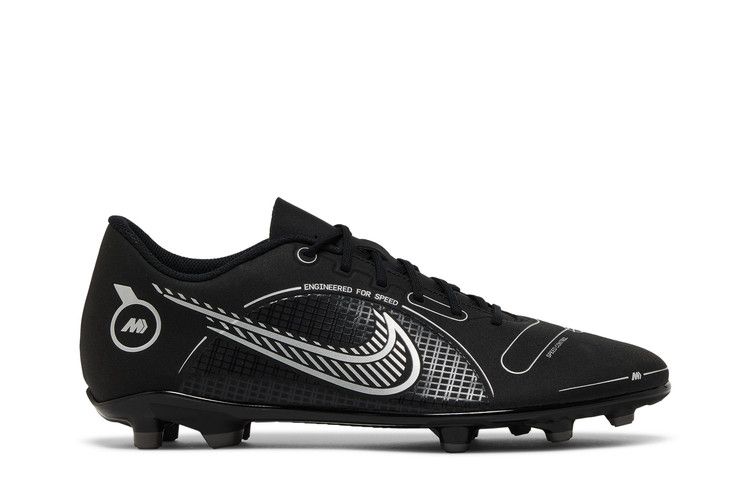 Men's Sneakers Nike Mercurial Vapor 14 Club MG 'Black Metallic Silver'