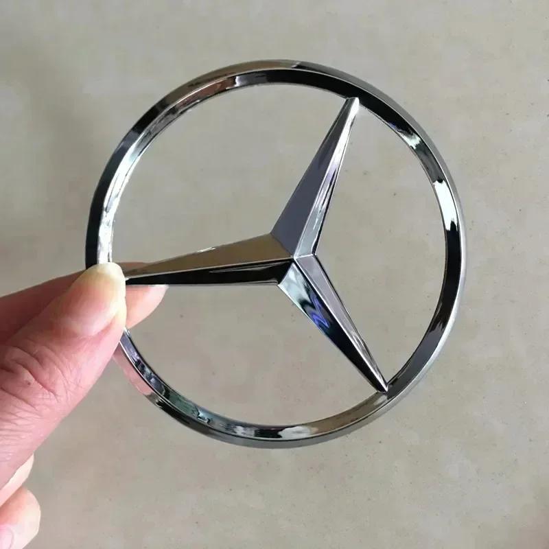 

C200 E200 New 2025 For Mercedes Benz 1X ABS Car Rear Decal Trunk Emblem Sticker for Mercedes Benz S320 W164 W203 W204 W168 C180 9cm