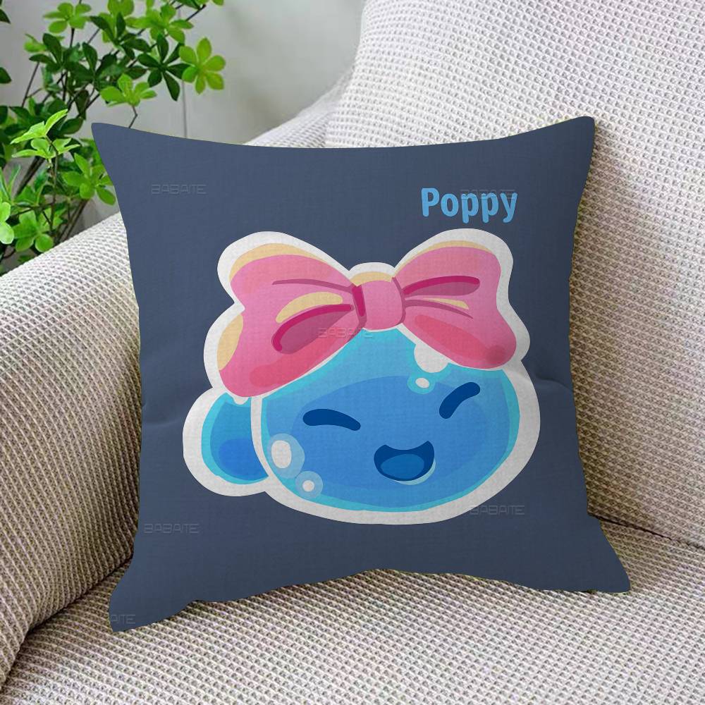 Game S-Slime R-Rancher Classic Anime 45*45cm Cushion Cover Pillow Cover Decor Pillowcase Home Pillowcase for Couch Pillow