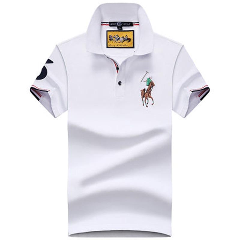 

Мужская рубашка поло TrendHub Удобная Свободная Высококачественная Деловая Рабочая с Коротким Рукавом XL белый