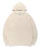 SOUNDSLIFE Hoodie Half Neck Knit Cream