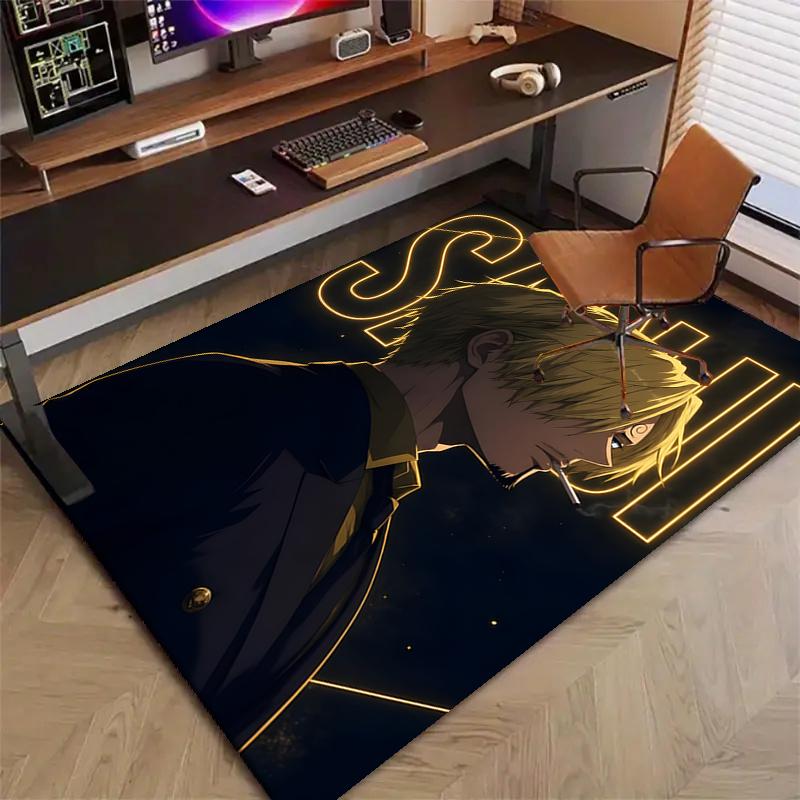 S-SanjiPrinted Area Rug Carpet for Bedroom Living Room Home Decor Rugs Mat Non Slip Mat Rug for Bedside