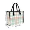 Plaid Tote Bag Fashion Casual Large Capacity Daily Use Handbag for Women