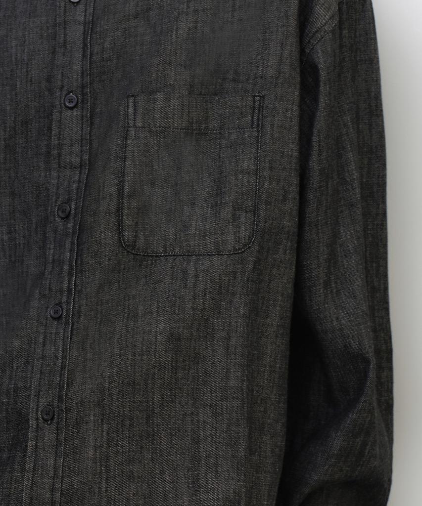 MUSINSA STANDARD Oversized Denim Shirt [Raw Black]