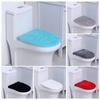 Washable Toilet Dust Cover Soft Toilet Lid Protective Sleeves Toilet Cushion Mat
