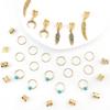 Boho Dreadlock Hair Rings 31 for Hippie Accessories