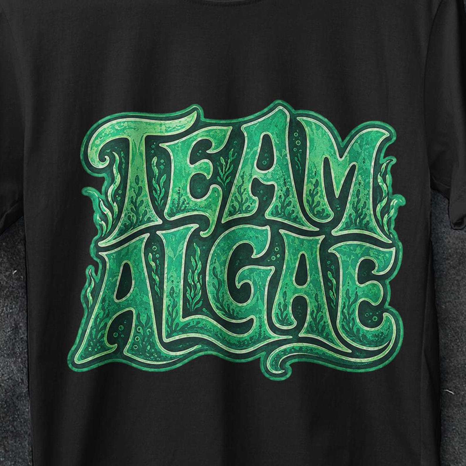 Team Algae T-Shirt, Reflecting Pond Shirt, team algae, Algae team, Fight Fascism, Abolish Ice, Eat The Rich, DC Protest, Anti Trump Merch 4XL
