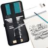 28pcs Sketch Pencil Set Eraser Paper Rub Pen Charcoal Pen for Sketching Drawing Design Suitable Beginner Artists