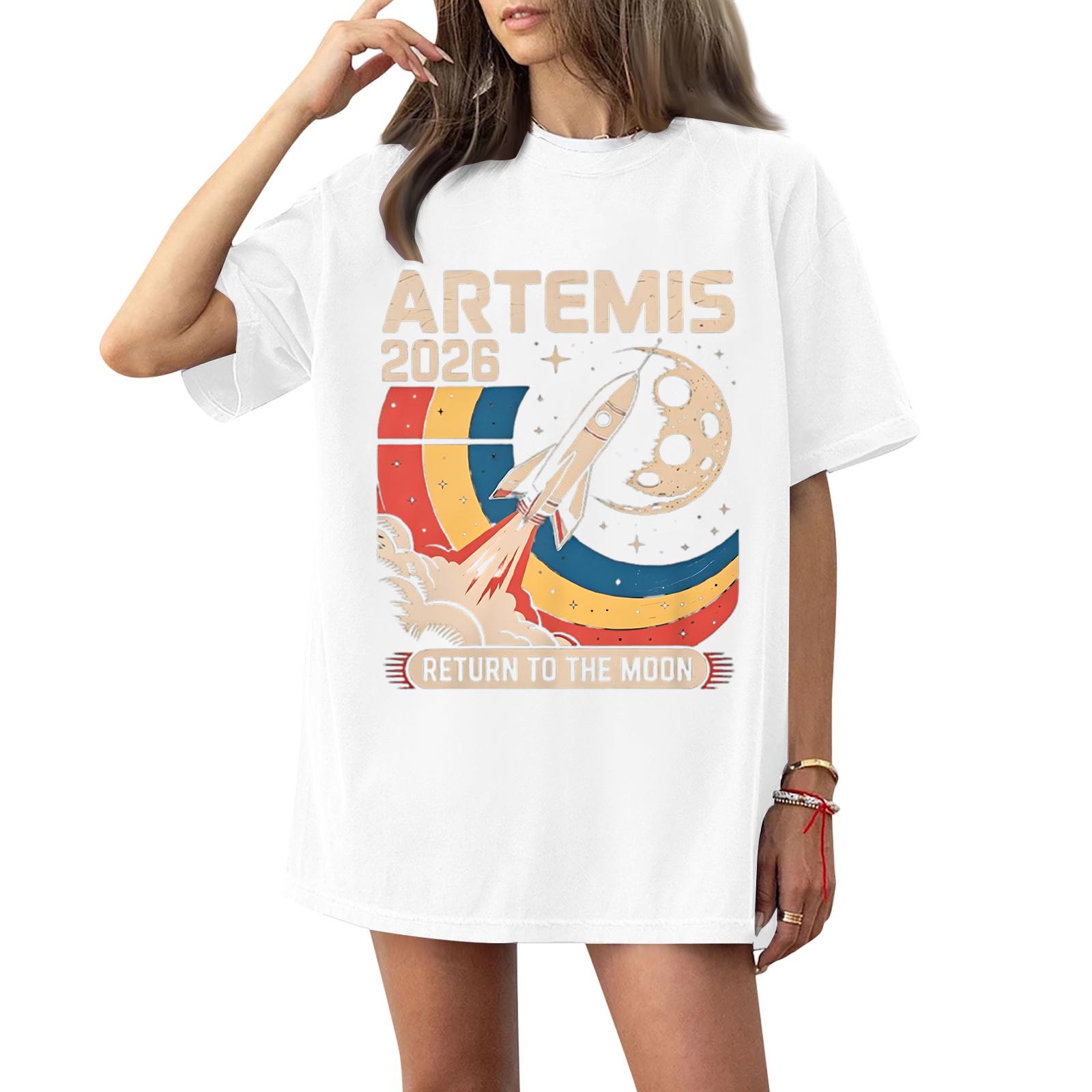 

Women s Fashionable Casual Short Sleeved Printed T-Shirt Round Neck Top XL