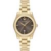 Federica Brown Gold Stainless Steel Ladies' Quartz Watch with Date AR11700