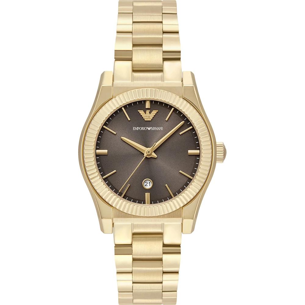 

Emporio Armani Federica Brown Gold Stainless Steel Ladies Quartz Watch with Date AR11700 коричневый