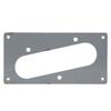 Pickup Frame Acrylic Single Coil Humbucker Frame for Guitar Bass Musical InstrumentSilver