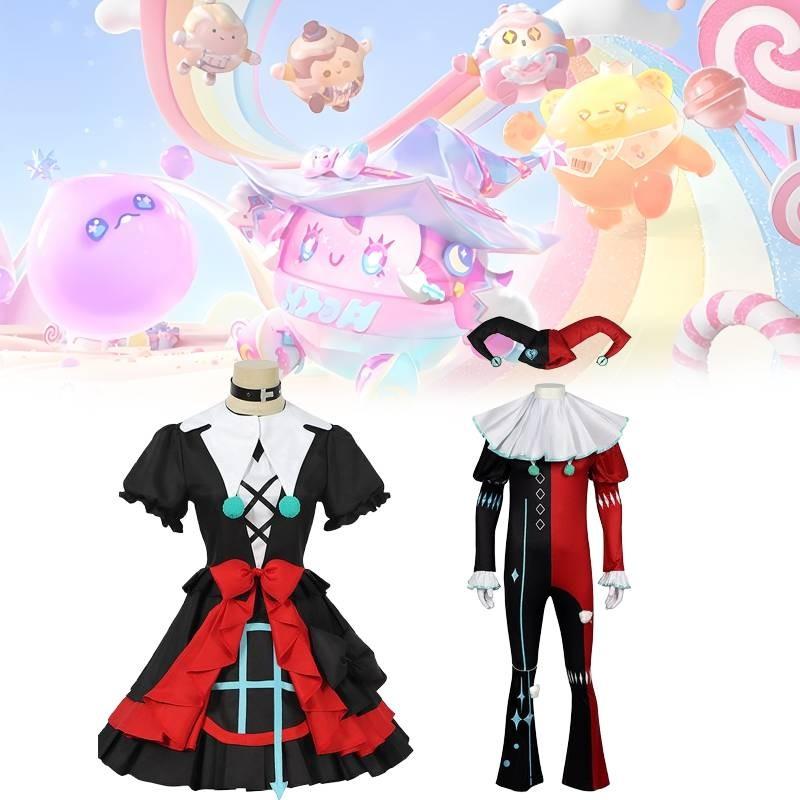 Party Eggy Cosplay Set Fashion Halloween Party Dress Role Play Costume Supplies