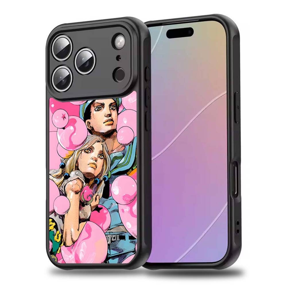 Custodia per Telefono J-JoJo Bizarre Adventure Per iPhone 17,16,15,14,13,12,11,Pro,Max,Plus,Mini,SE4,E Magnetica Magsafe Ricarica Wireless