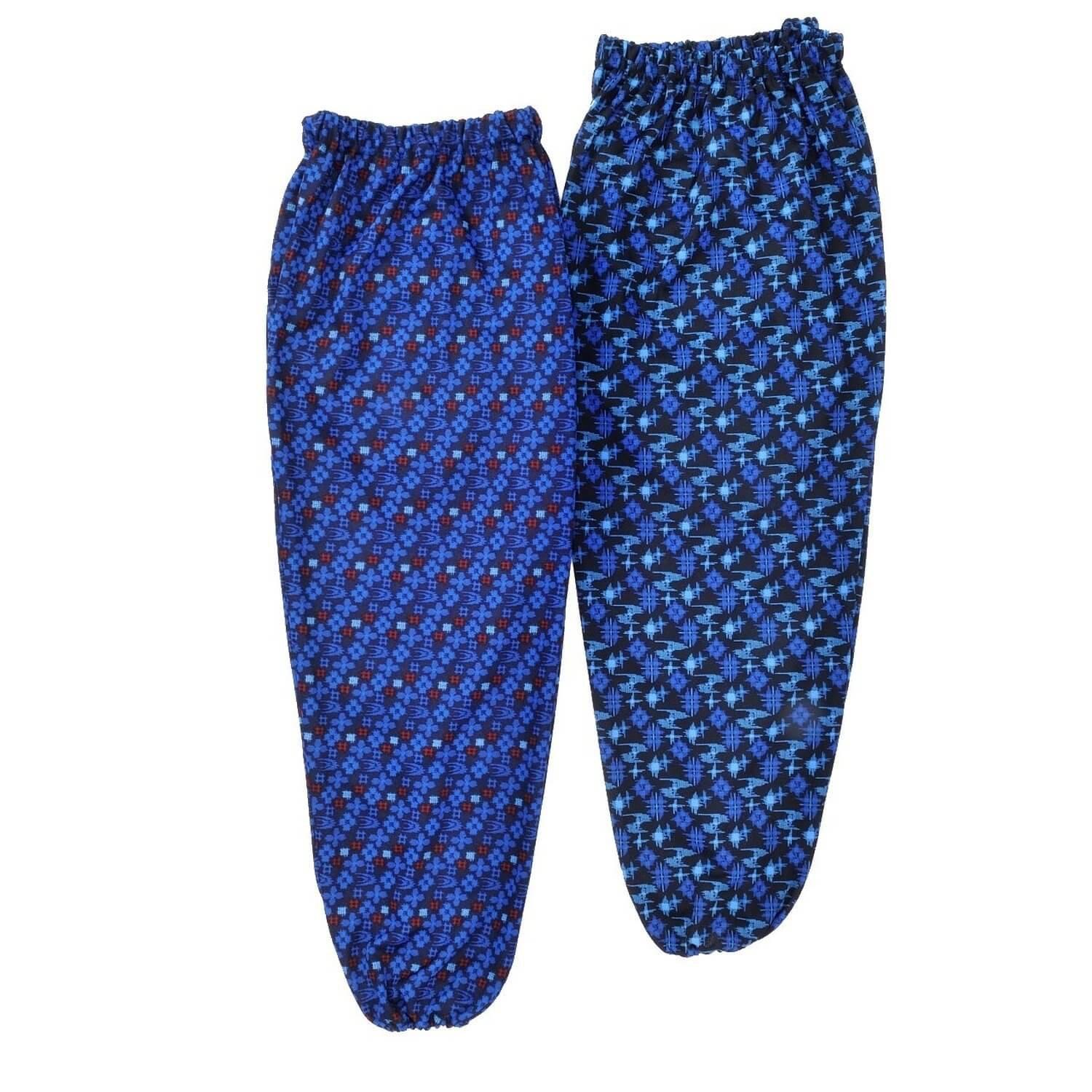 

[NOSO] Pear-textured Kasuri Print Monpe (Set of 2, Assorted Patterns) Women s, Made in Japan, Relaxed Fit, Elastic Waist, Perfect for Loungewear, Work