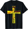 Softball Girl Christian Cross Faith I Need Softball & Jesus T-Shirt