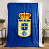 Crown and Cross Emblem Design printed Flannel blanket for bedroom, living room, sofa, and nap
