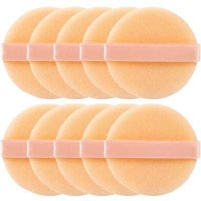 10 ks/sada Pleťové líčení Puff Korektor Pudr Puff Podložky Kulatý Tvar Obličejový Krém na Make-up Kosmetika Měkká Houbička Kosmetické Nástroje