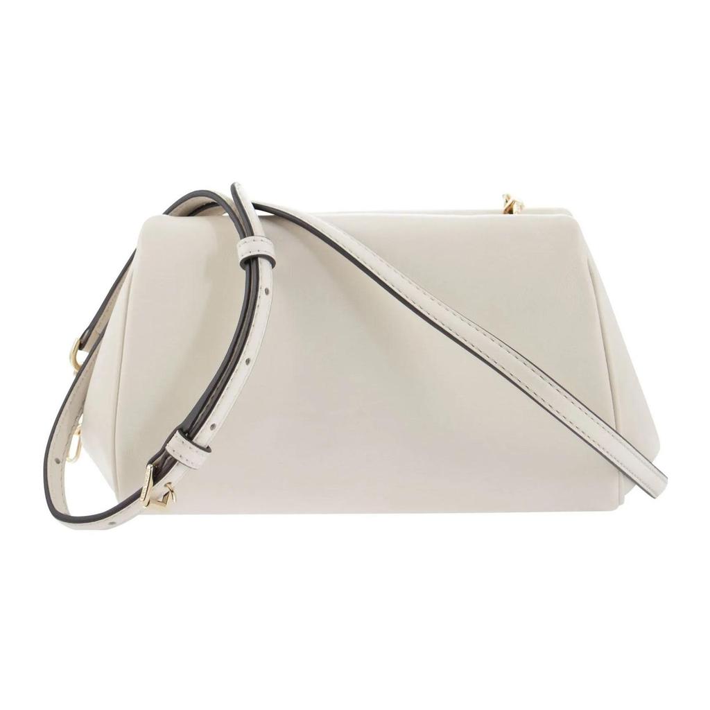 Michael Kors MK Belle Metal Logo Detail Multi-Functional Compact Design Practical Shoulder Strap Leather Crossbody Shoulder Bag 32H3G9BC8L-289