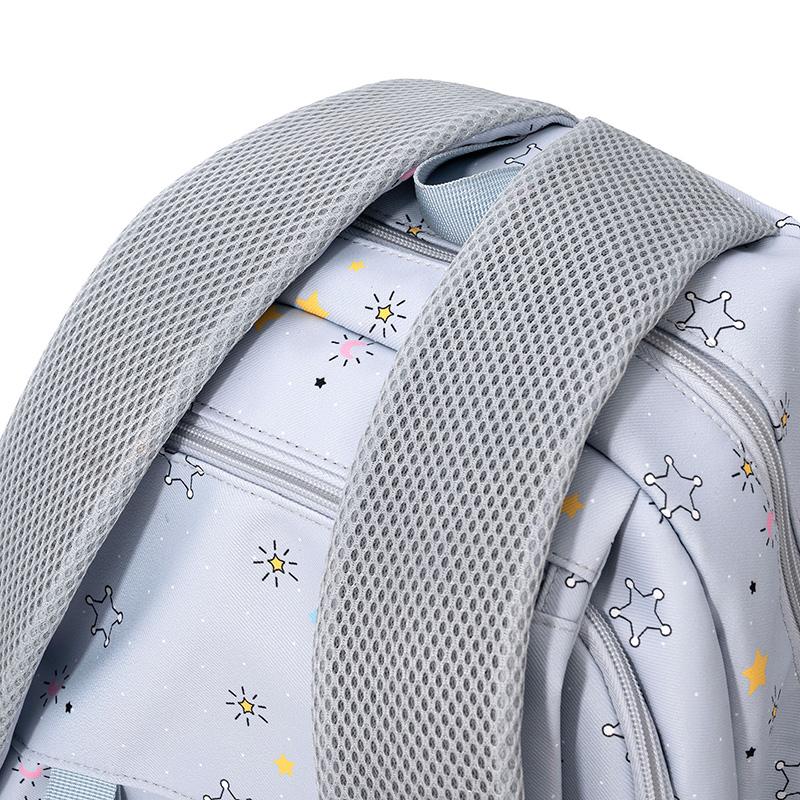 Large Capacity Backpack Printed Student Schoolbag Lightweight Backpack