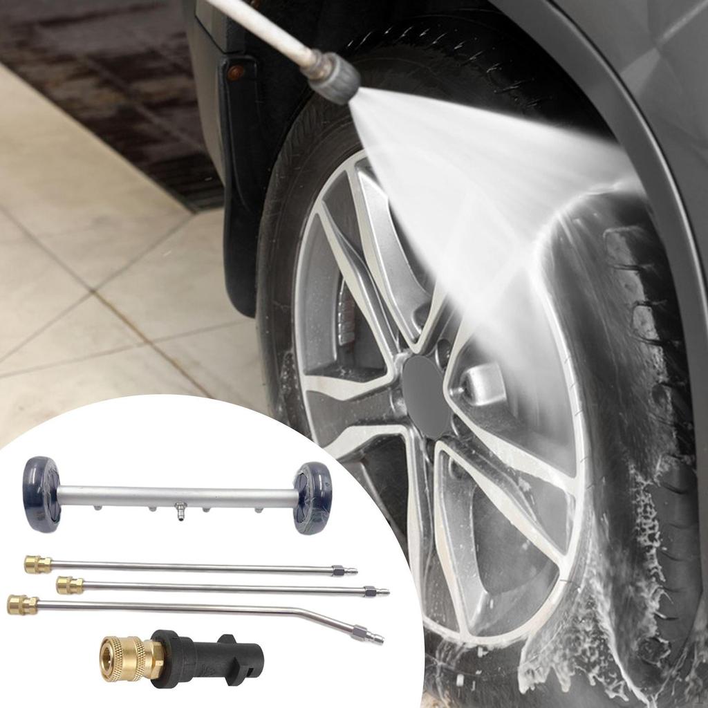 Hochdruckreiniger Unterbodenreiniger 4000 PSI Effizienter Premium Autowasch-Wasserbesen mit 3